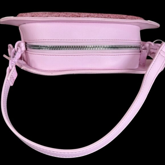 Betsey Johnson Sequin Football Shoulder Crossbody Bag "XOTEAM" - New - Picture 9 of 10